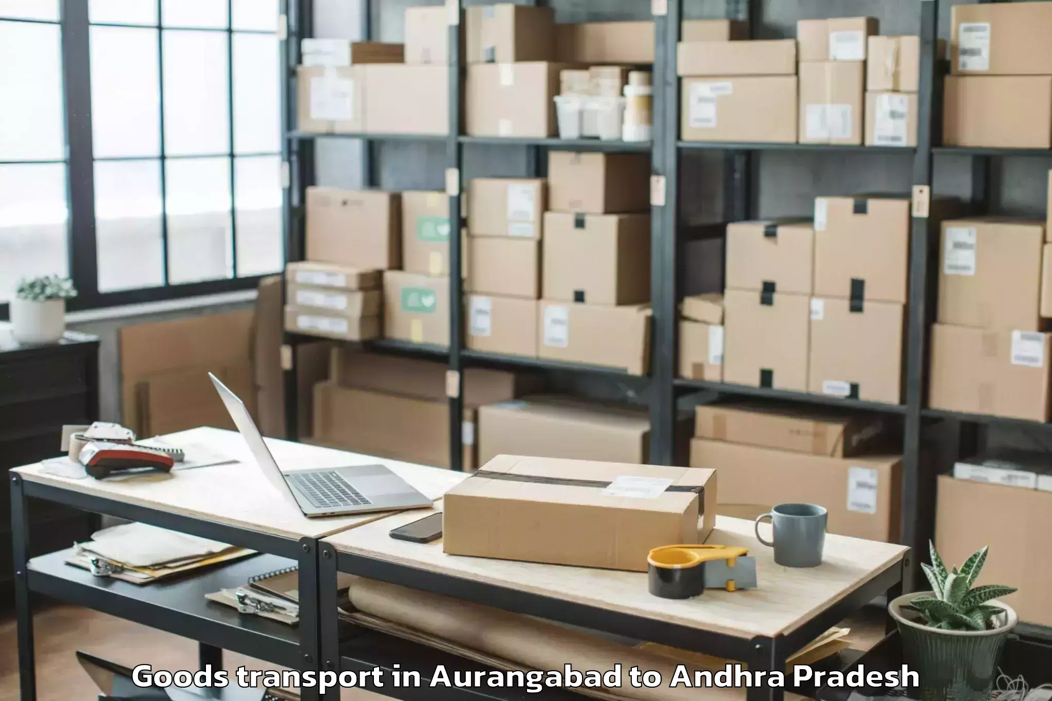 Leading Aurangabad to Simhadri Puram Goods Transport Provider